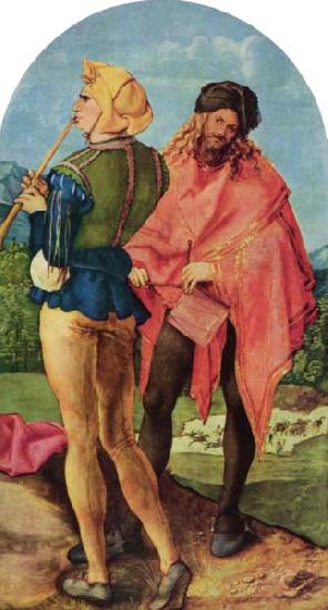 Albrecht Durer Trommler und Pfeifer. oil painting image